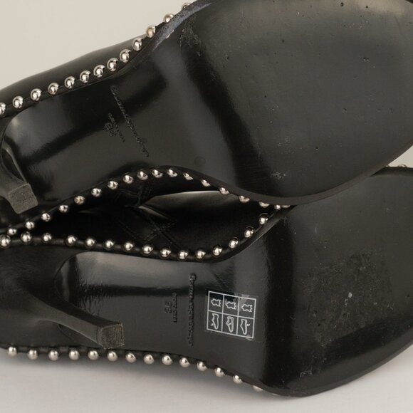 Alexander Wang Nova 105 Round Toe Ankle Boots, Black, EU 36/US 6 - Picture 7 of 13